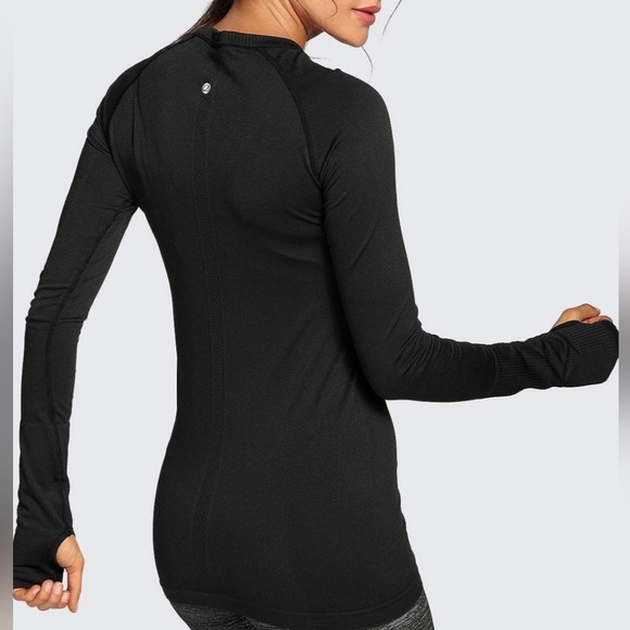 CRZ YOGA Women's Athletic Long Sleeve - Picture 2 of 6